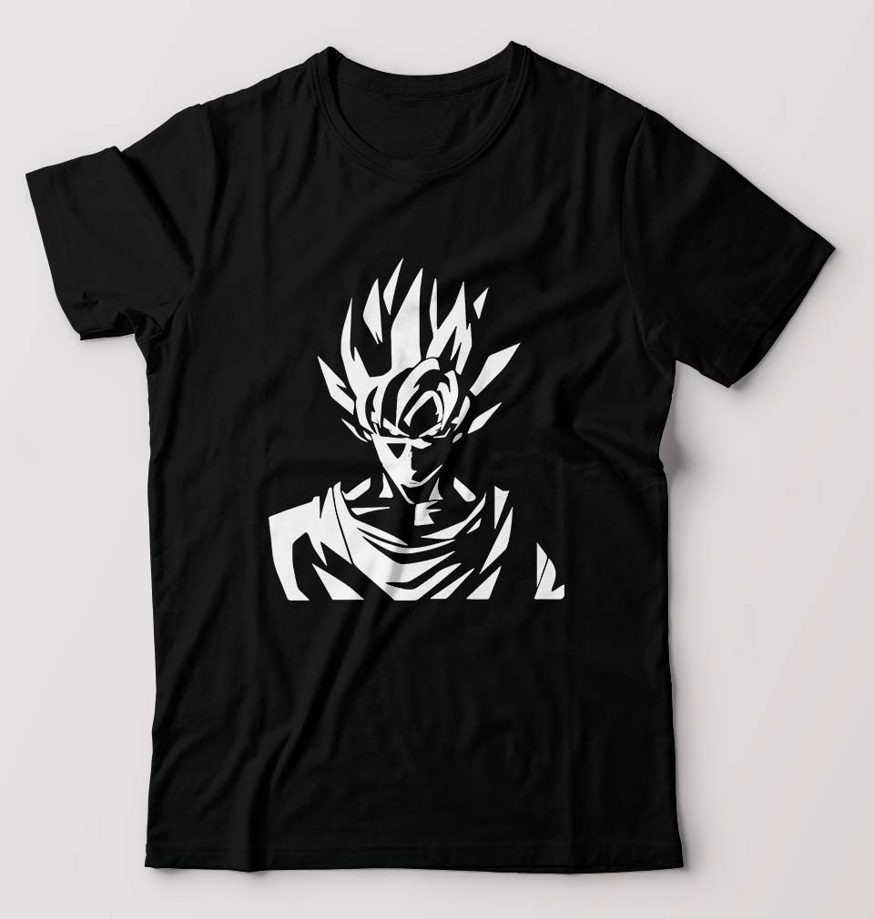 Anime Goku T-Shirt for Men-S(38 Inches)-Black-Ektarfa.online