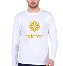 Load image into Gallery viewer, Adored Full Sleeves T-Shirt for Men-White-Ektarfa.online
