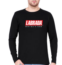 Load image into Gallery viewer, Labrada Full Sleeves T-Shirt for Men-Black-Ektarfa.online
