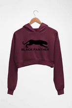 Load image into Gallery viewer, Black Panther Crop HOODIE FOR WOMEN
