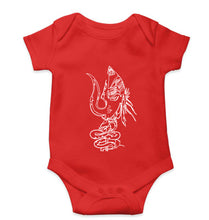 Load image into Gallery viewer, Mahakal Mahadev Bholenath Shiva Shivji Kids Romper For Baby Boy/Girl-0-5 Months(18 Inches)-Red-Ektarfa.online
