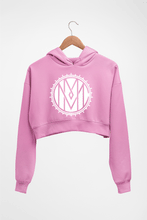 Load image into Gallery viewer, Marilyn Manson Crop HOODIE FOR WOMEN-Light Baby Pink-Ektarfa.online
