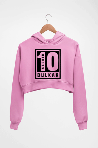 Sachin Tendulkar Crop HOODIE FOR WOMEN-Light Baby Pink-Ektarfa.online