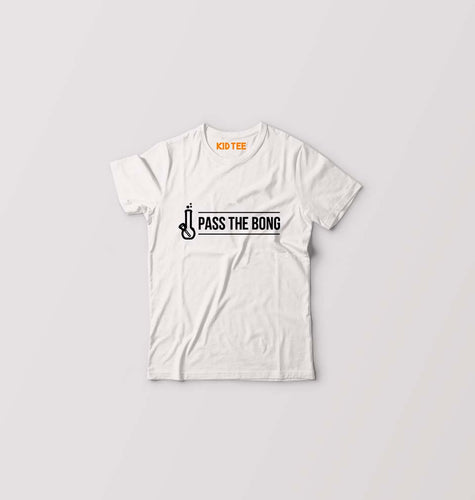 Bong Kids T-Shirt for Boy/Girl-White-Ektarfa.online