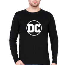 Load image into Gallery viewer, DC Full Sleeves T-Shirt for Men-Black-Ektarfa.online
