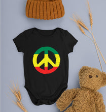 Load image into Gallery viewer, Bob Marley Peace Kids Romper For Baby Boy/Girl-0-5 Months(18 Inches)-Black-Ektarfa.online
