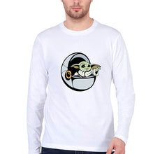 Load image into Gallery viewer, Yoda Star Wars Full Sleeves T-Shirt for Men-White-Ektarfa.online
