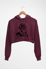 Load image into Gallery viewer, Anime Goku Crop HOODIE FOR WOMEN-Maroon-Ektarfa.online
