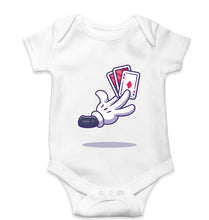 Load image into Gallery viewer, Poker Kids Romper For Baby Boy/Girl-0-5 Months(18 Inches)-White-Ektarfa.online
