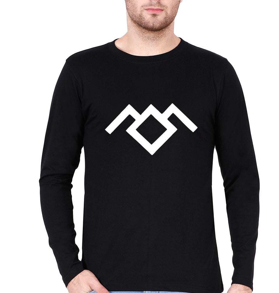 Owl Cave Twin Peaks Full Sleeves T-Shirt for Men-Black-Ektarfa.online