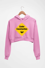 Load image into Gallery viewer, Gym Crop HOODIE FOR WOMEN-Light Baby Pink-Ektarfa.online
