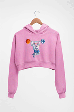 Load image into Gallery viewer, Gym Crop HOODIE FOR WOMEN-Light Baby Pink-Ektarfa.online

