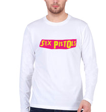 Load image into Gallery viewer, Sex Pistols Full Sleeves T-Shirt for Men-White-Ektarfa.online
