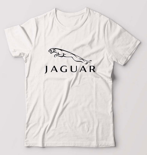 Jaguar T-Shirt for Men-S(38 Inches)-White-Ektarfa.online