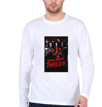 Load image into Gallery viewer, Thriller Full Sleeves T-Shirt for Men-White-Ektarfa.online

