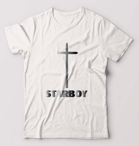 The Weeknd T-Shirt for Men-S(38 Inches)-White-Ektarfa.online