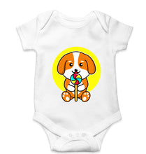 Load image into Gallery viewer, Puppy Kids Romper Kids Romper For Baby Boy/Girl-0-5 Months(18 Inches)-White-Ektarfa.online
