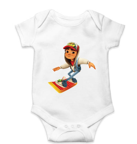 Subway Surfers Kids Romper For Baby Boy/Girl-White-Ektarfa.online