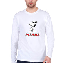 Load image into Gallery viewer, Peanuts Snoopy Full Sleeves T-Shirt for Men-White-Ektarfa.online
