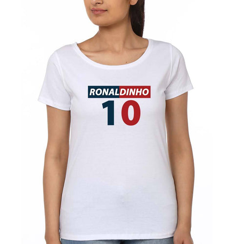 Ronaldinho T-Shirt for Women-White-Ektarfa.online