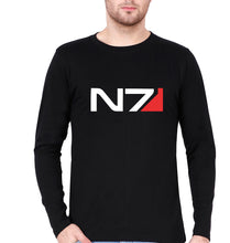 Load image into Gallery viewer, N7 Full Sleeves T-Shirt for Men-Black-Ektarfa.online
