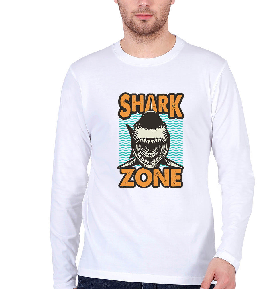 Paul & Shark Full Sleeves T-Shirt for Men-S(38 Inches)-White-Ektarfa.online