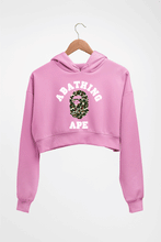 Load image into Gallery viewer, A Bathing Ape Crop HOODIE FOR WOMEN-Light Baby Pink-Ektarfa.online
