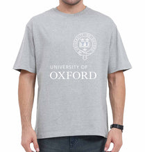 Load image into Gallery viewer, University of Oxford Oversized T-Shirt for Men-Grey-Ektarfa.online
