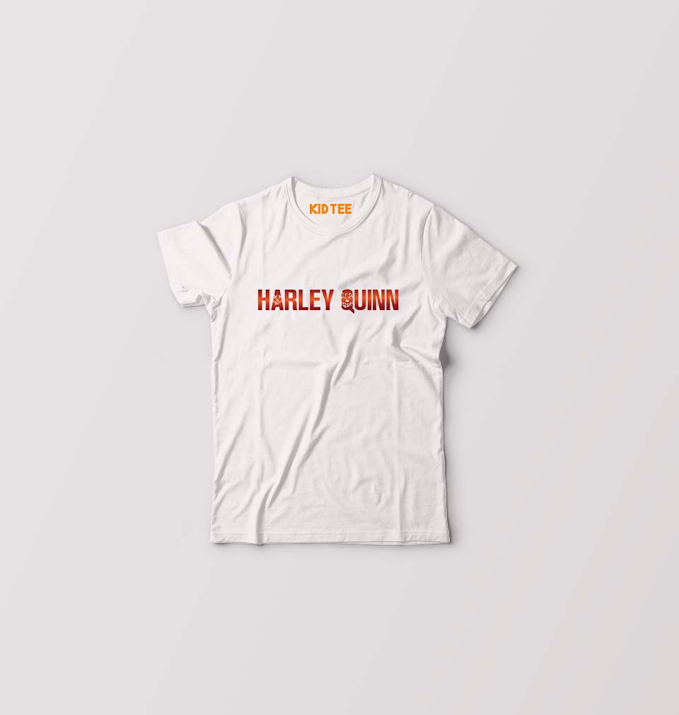 Harley Quinn Kids T-Shirt for Boy/Girl-0-1 Year(20 Inches)-White-Ektarfa.online