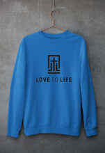 Load image into Gallery viewer, Love To Life Unisex Sweatshirt for Men/Women-S(40 Inches)-Royal Blue-Ektarfa.online
