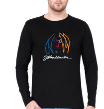 Load image into Gallery viewer, John Lennon Full Sleeves T-Shirt for Men-Black-Ektarfa.online
