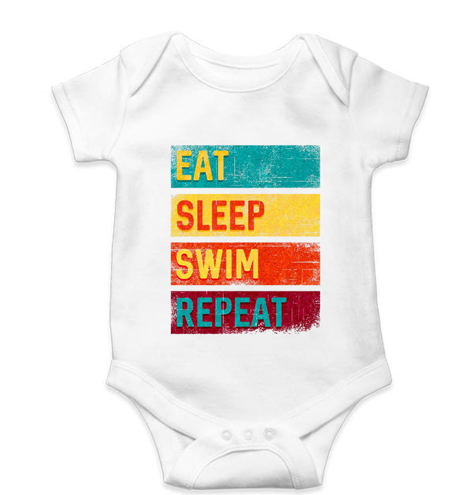 Swimming Kids Romper For Baby Boy/Girl-White-Ektarfa.online