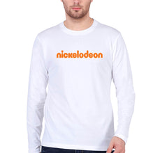 Load image into Gallery viewer, Nicklodeon Full Sleeves T-Shirt for Men-S(38 Inches)-White-Ektarfa.online
