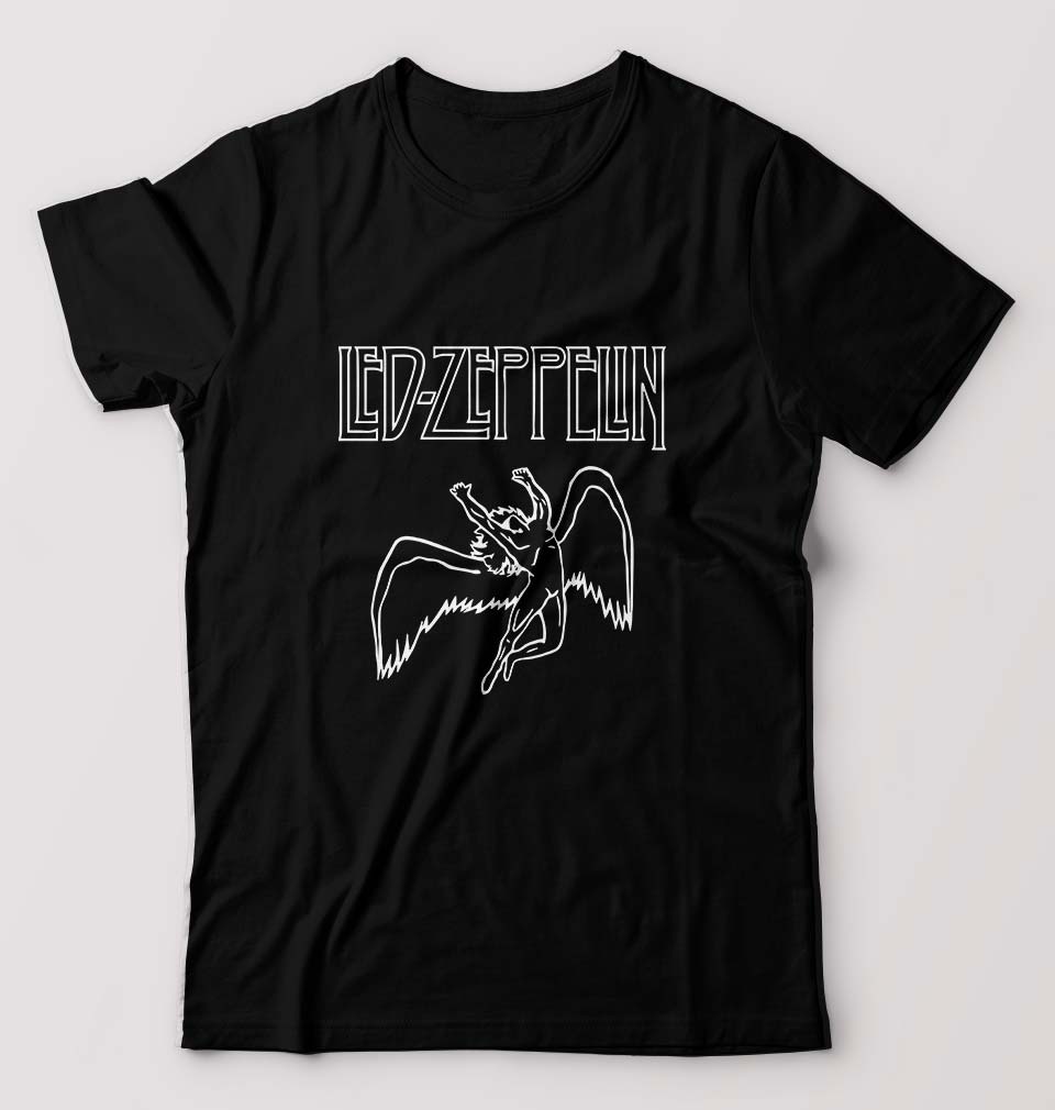 Led Zeppelin T-Shirt for Men-Black-Ektarfa.online