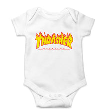Load image into Gallery viewer, Thrasher Kids Romper For Baby Boy/Girl-0-5 Months(18 Inches)-White-Ektarfa.online

