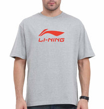 Load image into Gallery viewer, Li-Ning Oversized T-Shirt for Men-Grey-Ektarfa.online
