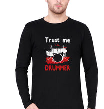 Load image into Gallery viewer, Drummer Full Sleeves T-Shirt for Men-Black-Ektarfa.online
