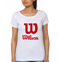 Load image into Gallery viewer, Wilson T-Shirt for Women-White-Ektarfa.online
