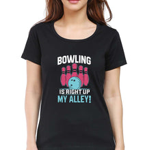 Load image into Gallery viewer, Bowling T-Shirt for Women-Black-Ektarfa.online
