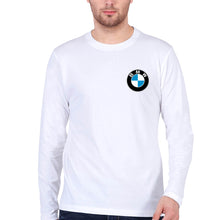 Load image into Gallery viewer, BMW Full Sleeves T-Shirt for Men-S(38 Inches)-White-Ektarfa.online
