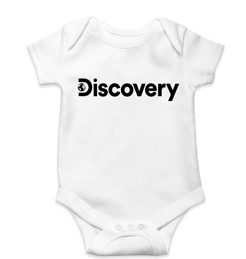 Discovery Kids Romper For Baby Boy/Girl-0-5 Months(18 Inches)-White-Ektarfa.online
