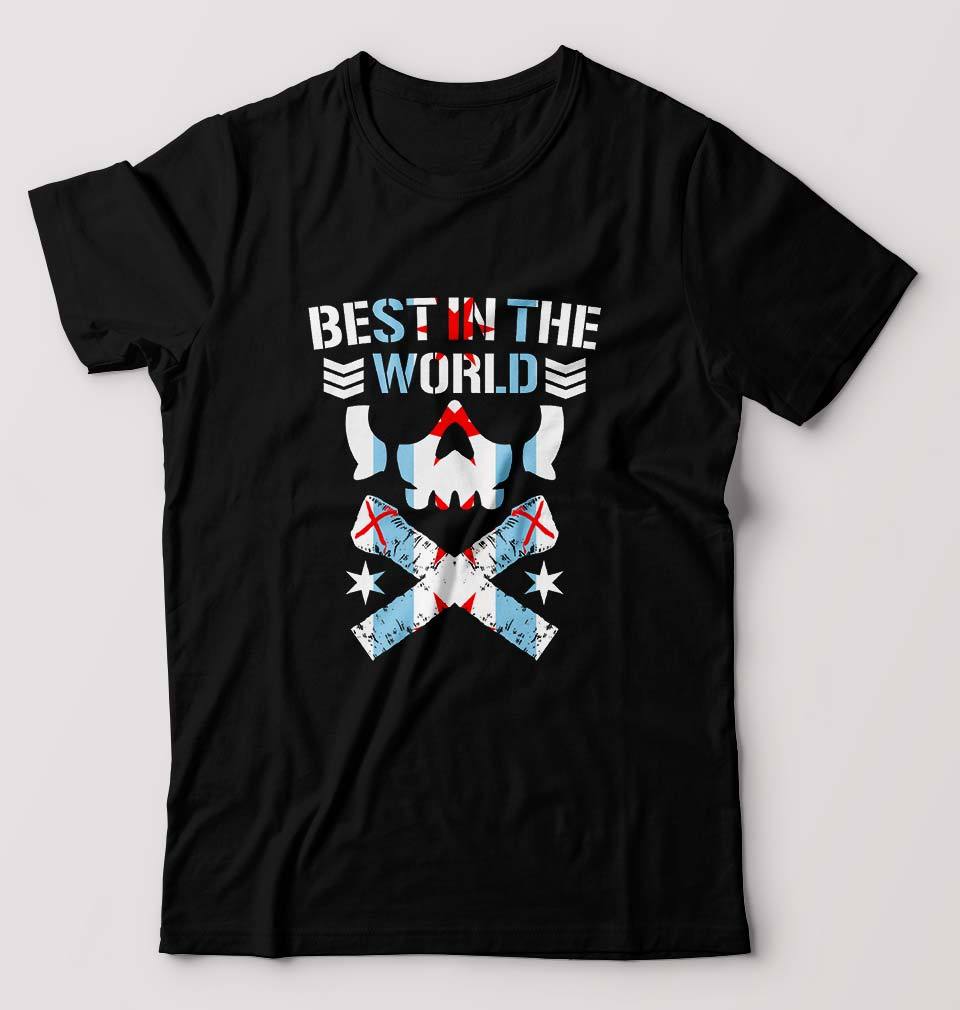 CM Punk T-Shirt for Men-S(38 Inches)-Black-Ektarfa.online