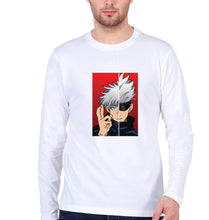 Load image into Gallery viewer, Sukuna Anime Full Sleeves T-Shirt for Men-S(38 Inches)-White-Ektarfa.online
