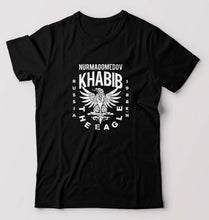 Load image into Gallery viewer, Khabib The Eagle Nurmagomedov T-Shirt for Men-S(38 Inches)-Black-Ektarfa.online
