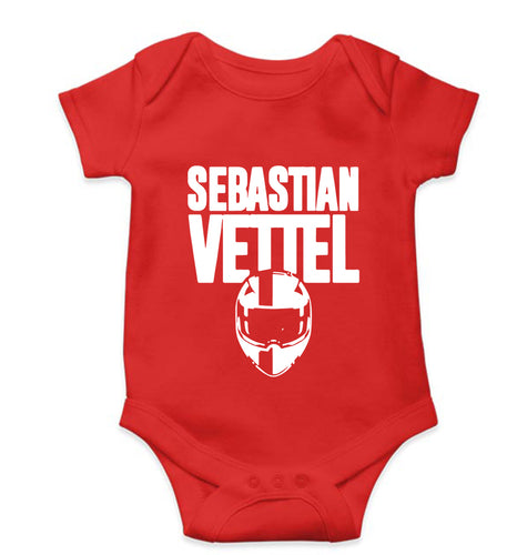 Sebastian Vettel F1 Kids Romper For Baby Boy/Girl-Red-Ektarfa.online