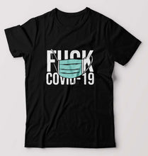 Load image into Gallery viewer, Fuck Covid T-Shirt for Men-Black-Ektarfa.online
