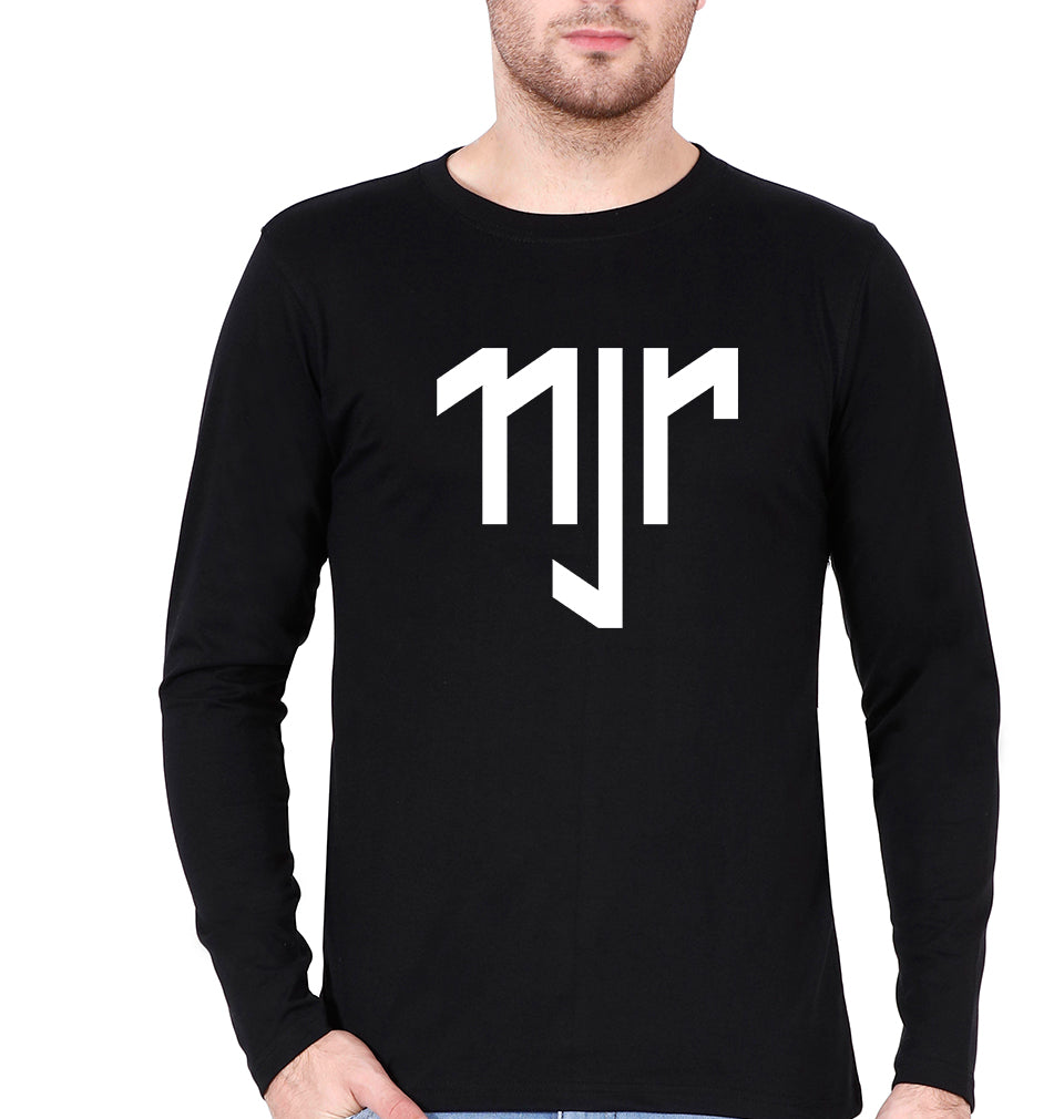 Neymar (NJR) Full Sleeves T-Shirt for Men-Black-Ektarfa.online