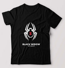 Load image into Gallery viewer, Black Widow Spider T-Shirt for Men-Black-Ektarfa.online
