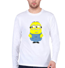 Load image into Gallery viewer, Minion Full Sleeves T-Shirt for Men-White-Ektarfa.online
