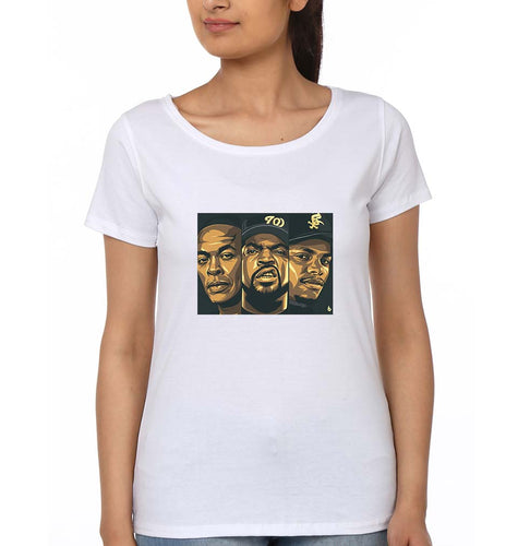 NWA T-Shirt for Women-White-Ektarfa.online